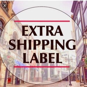Extra shipping label for over 5lb
